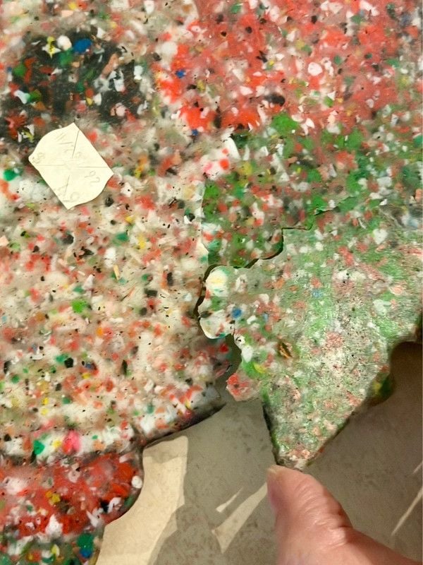 Vintage Christmas santa, angel, snowman & reindeer melted popcorn lot 8