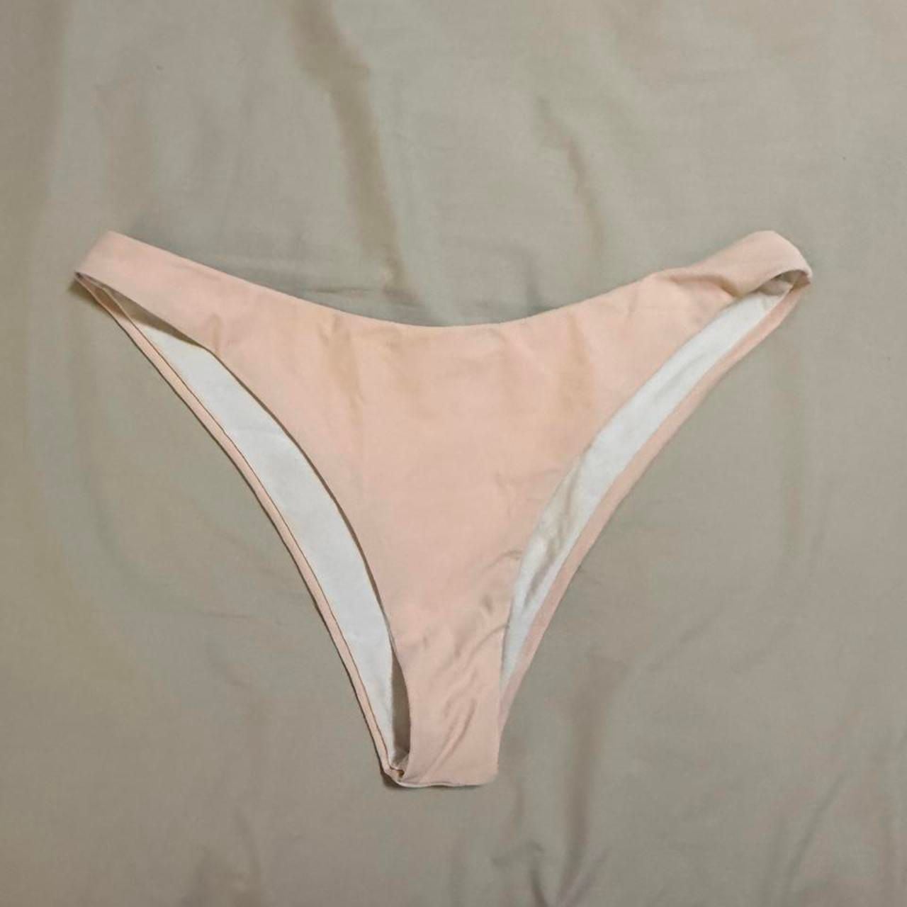 SHEIN 3-Piece Pale Pink Underwire Bikini and Butterfly Mesh Sarong Set 4