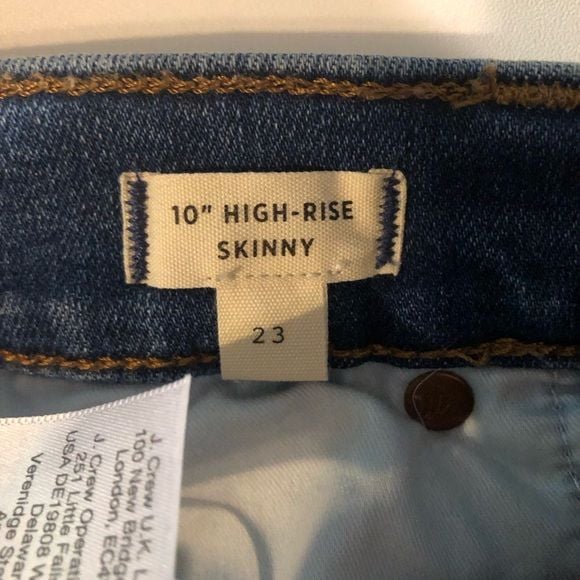 Madewell Jeans size 23 in excellent condition high rise skinny jeans 7
