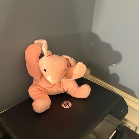 Plush Pink Elephant Stuffed Animal 1