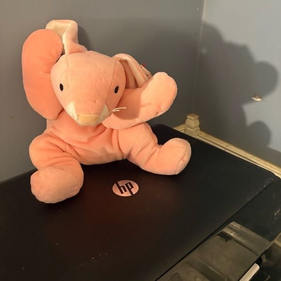 Plush Pink Elephant Stuffed Animal 2