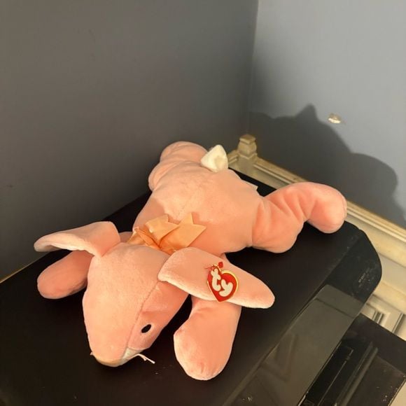 Plush Pink Elephant Stuffed Animal 5