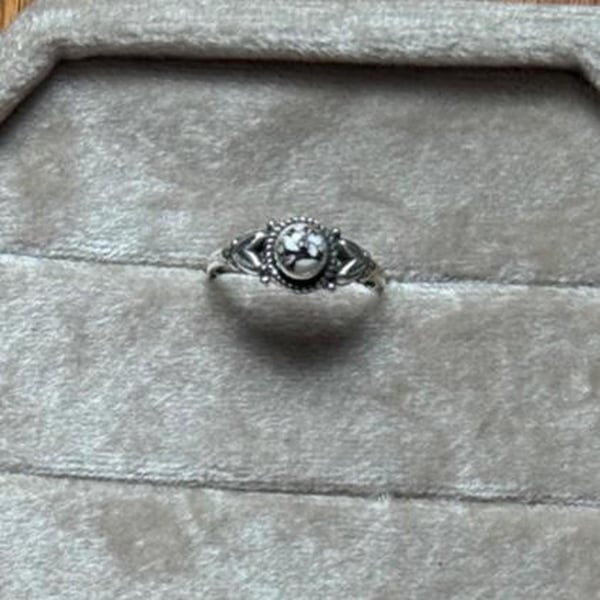 Southwestern Wild Horse Ring 925 Sterling Silver Artisan Handmade Size 8