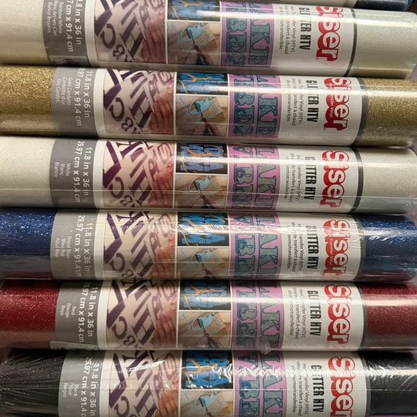 8- Siser Glitter HTV brand new sealed