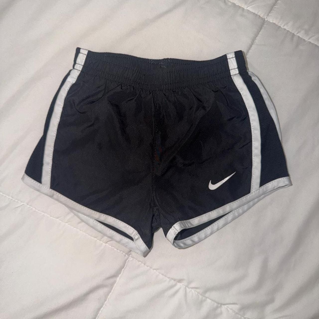 Nike Dri-FIT Tempo Running Shorts Black White 2