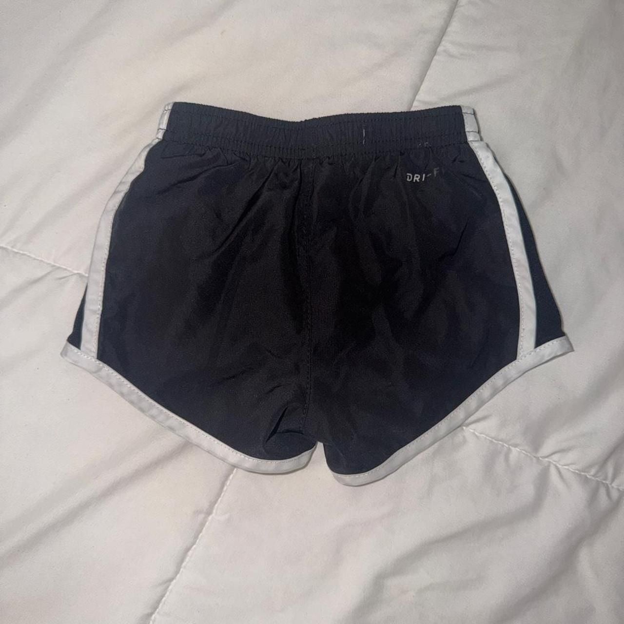 Nike Dri-FIT Tempo Running Shorts Black White 3