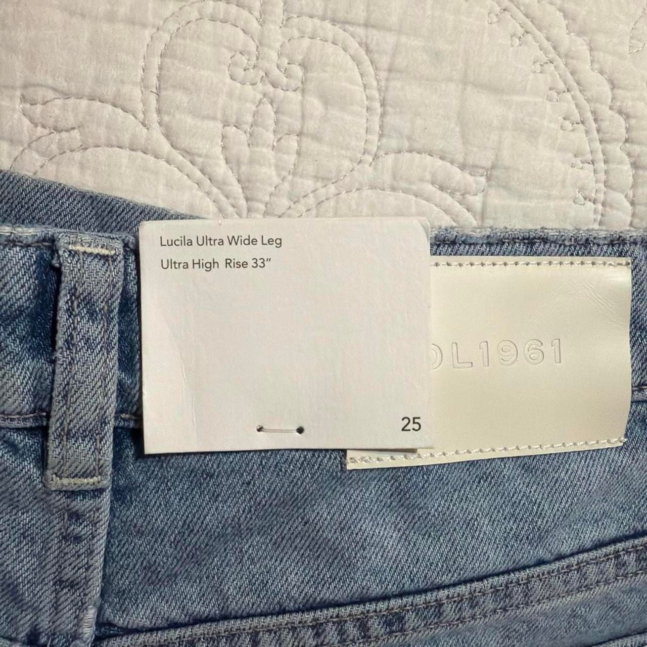 DL1961 Lucila Ultra Wide Leg Ultra High Rise Jeans 6