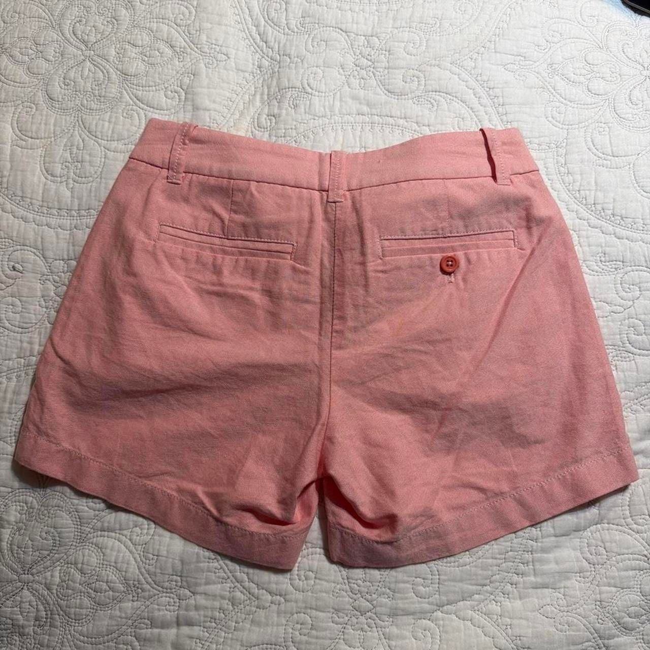 J.Crew A1544 Pink Linen Blend Chino Shorts 4