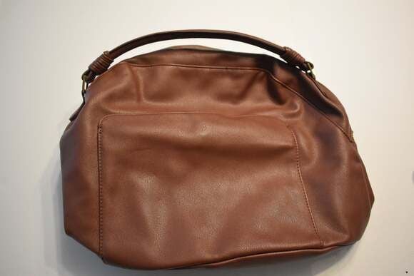 Universal Thread Brown Faux Leather Slouchy Hobo Shoulder Bag 3