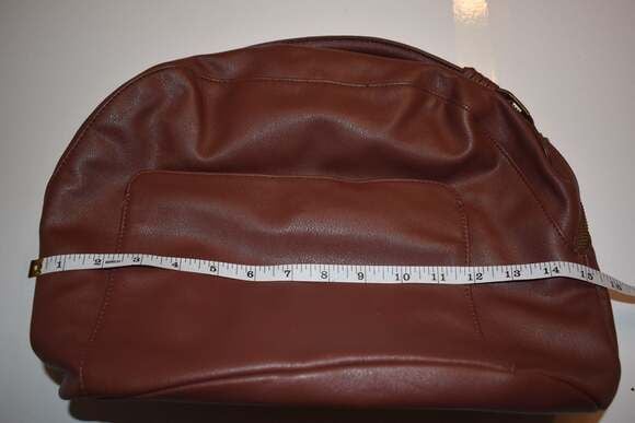 Universal Thread Brown Faux Leather Slouchy Hobo Shoulder Bag 4