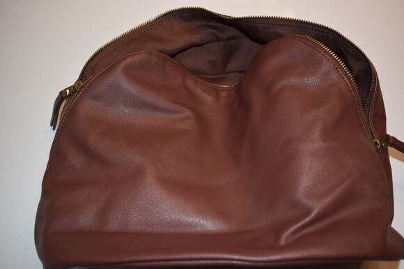Universal Thread Brown Faux Leather Slouchy Hobo Shoulder Bag 6