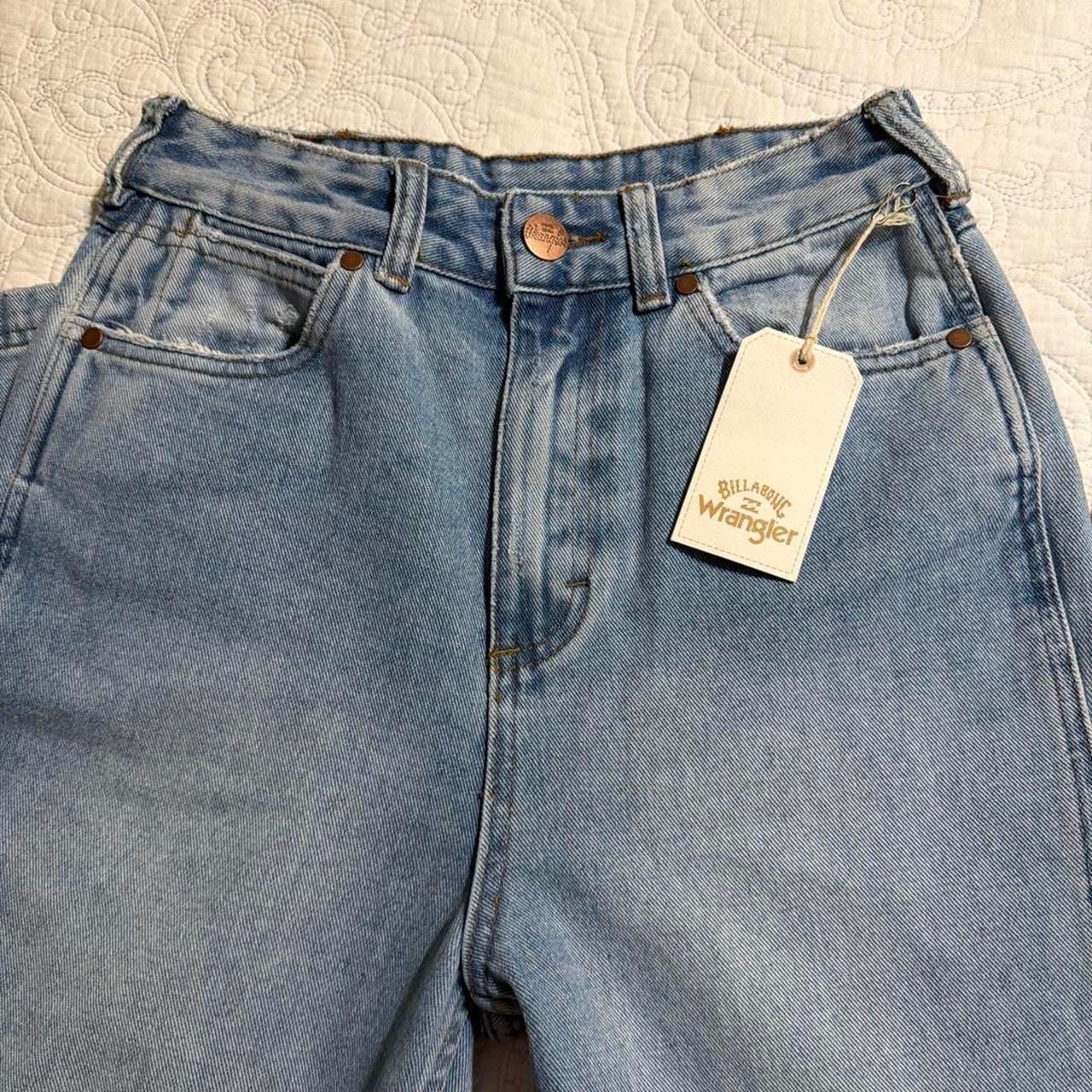 Billabong Wrangler Patchwork Floral Flare Jeans 3