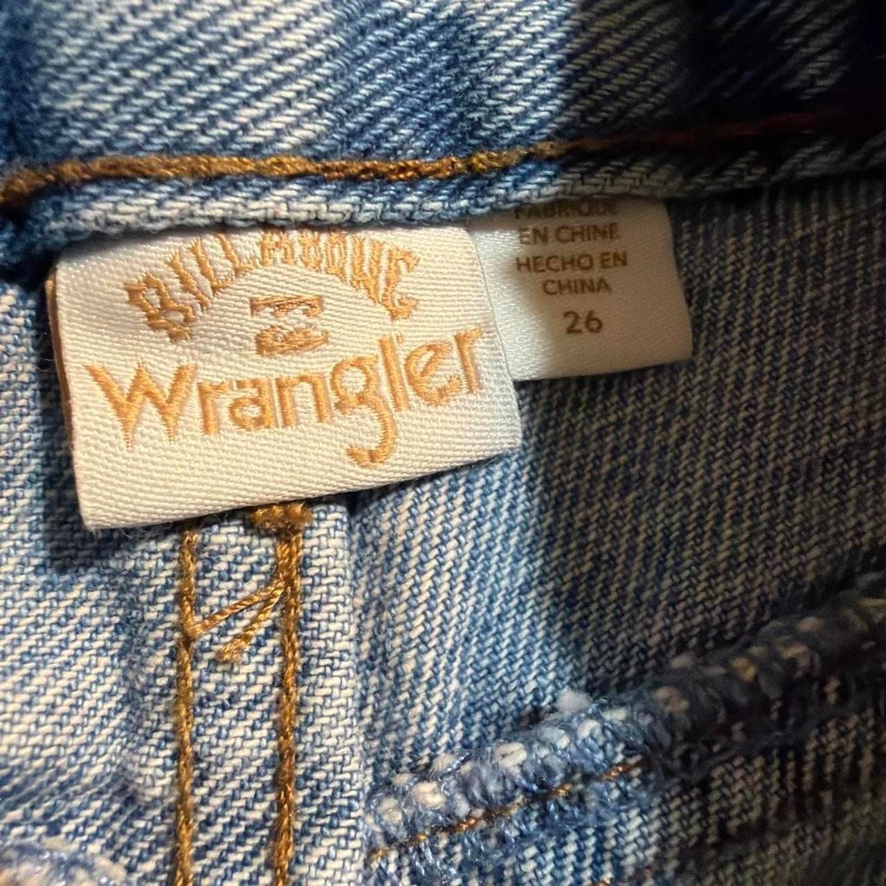 Billabong Wrangler Patchwork Floral Flare Jeans 4