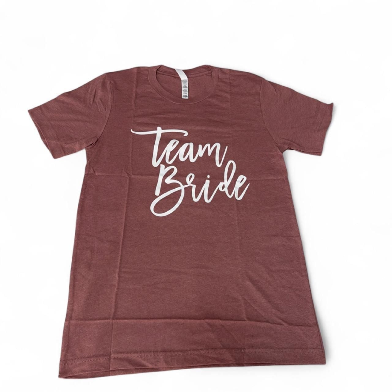 Bella + Canvas Team Bride T-Shirt Small 2