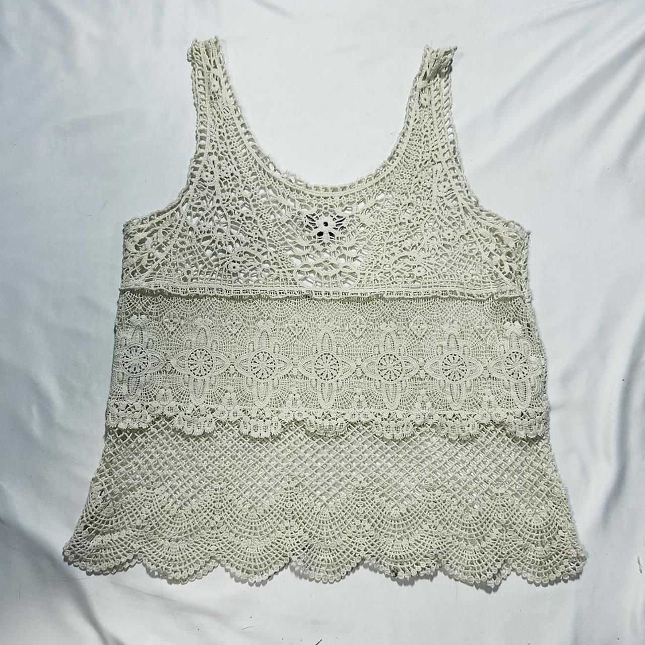 American Eagle Outfitters Crochet Lace Tank Top 3