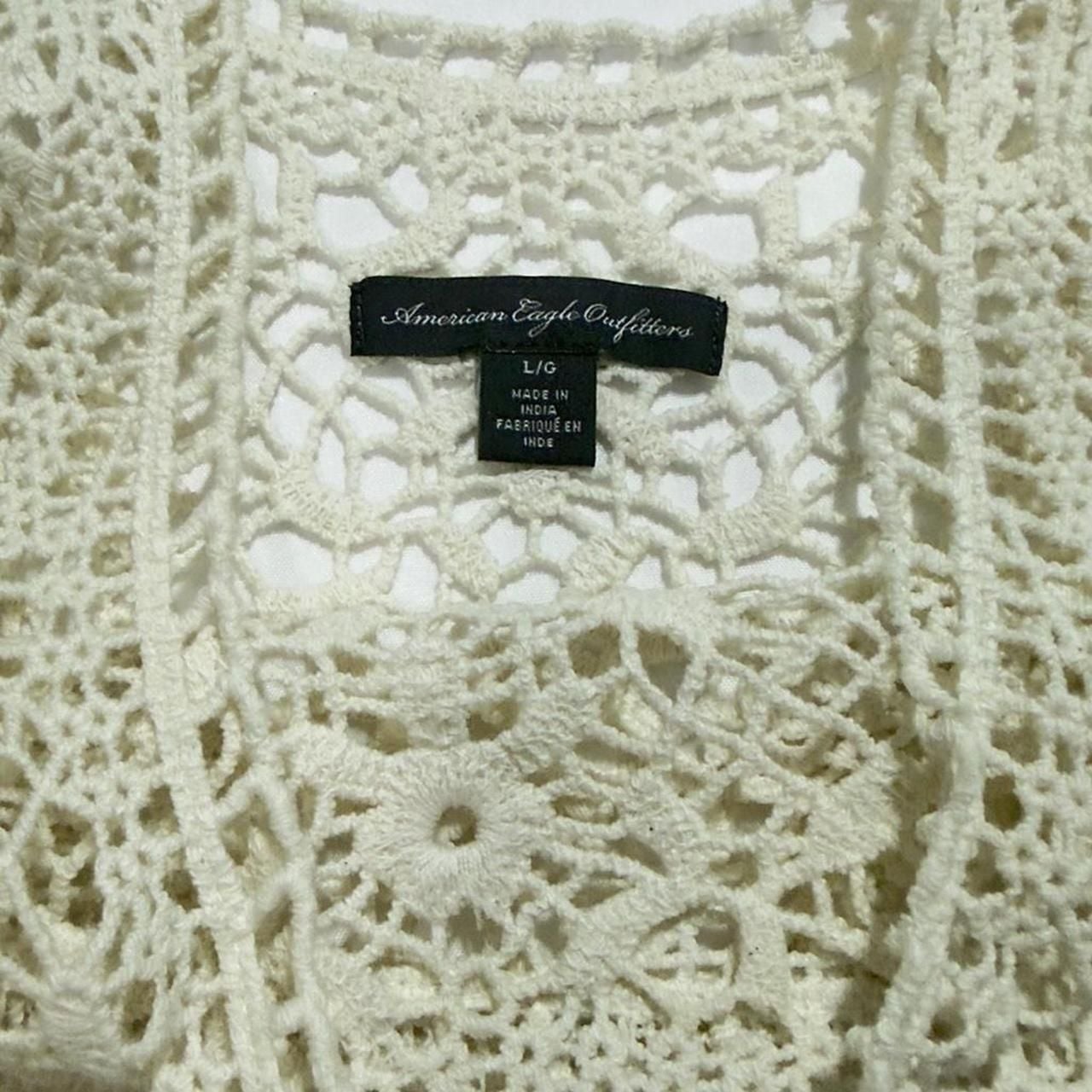 American Eagle Outfitters Crochet Lace Tank Top 5
