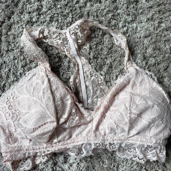 Auden Pink Lace Racerback Bralette