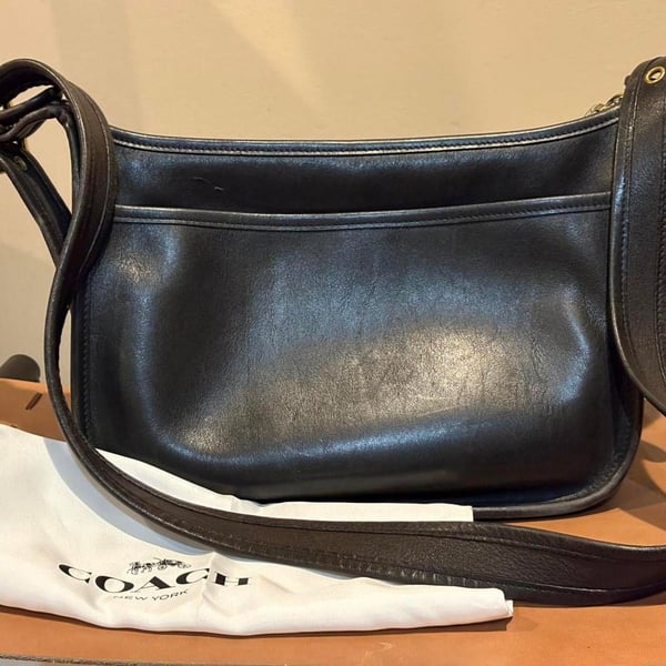 Vintage COACH Patricia Legacy Saddle Bag 9951