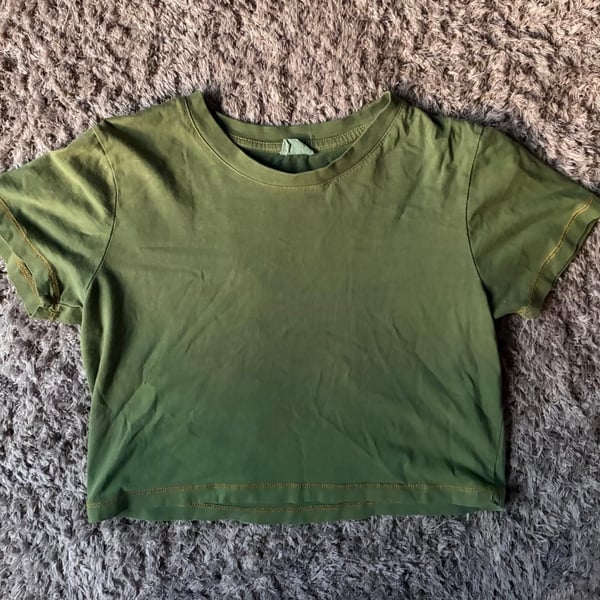 Cotton On Olive Green Crop Top