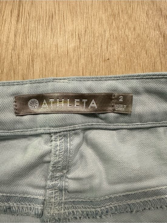 Athleta Sculptek Stretch Skinny Jeans Light Gray Blue Women’s Size 2 5