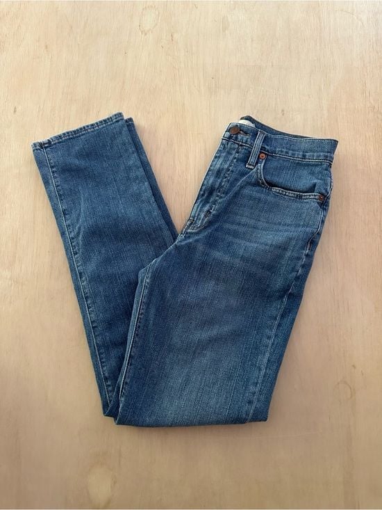 Madewell The High-Rise Slim Boyjean in Moorland Wash Size 26 2