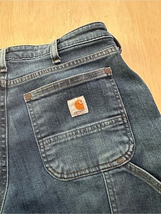 Carhartt Women's Relaxed Fit Double-Front Jean - Size 4 Short 7