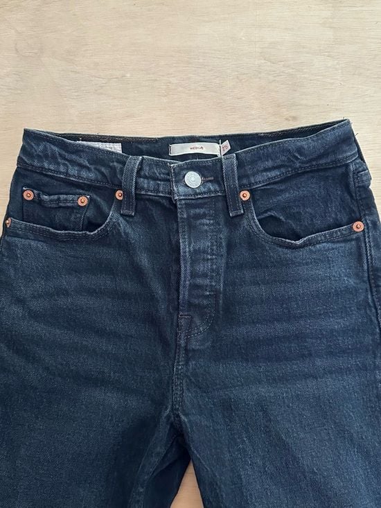 Levi's® Wedgie Straight Womens High Rise Straight Leg Jean 4