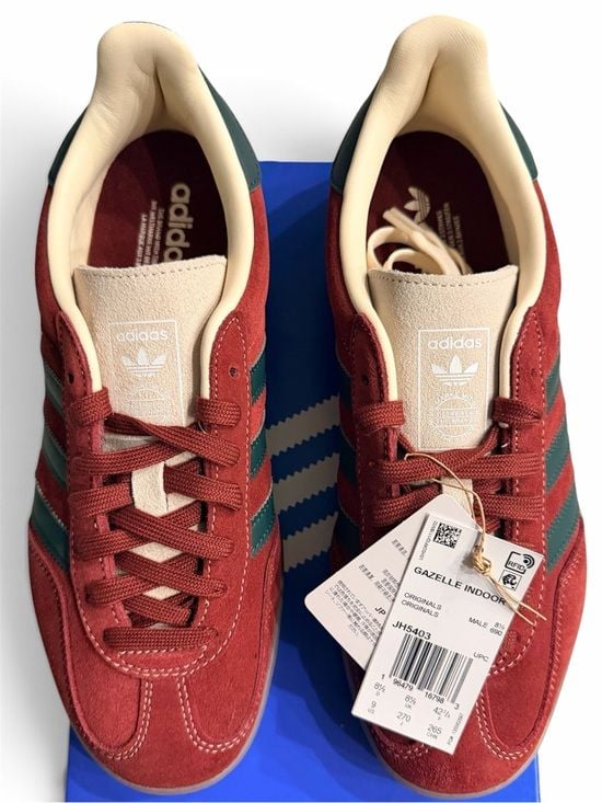 NWT Adidas Gazelle Men’s Sz.9 10.5 Wmns Suede Sneakers Retail: $120 7