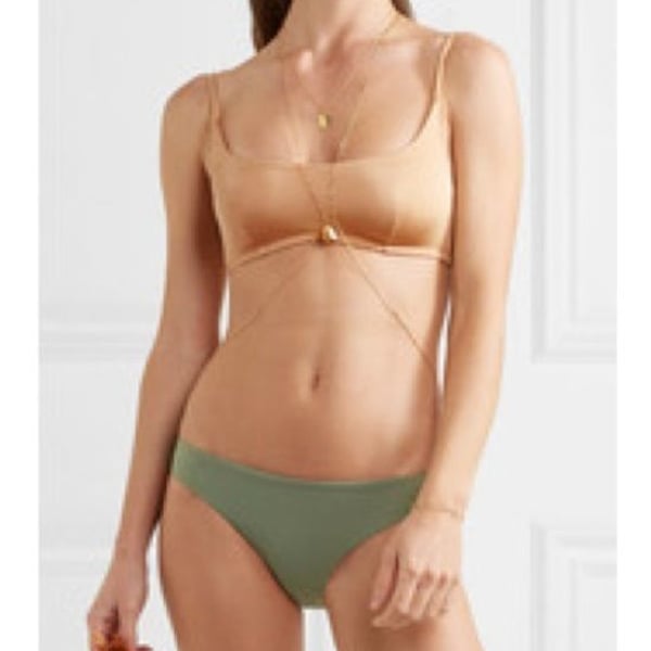 Emma Pake Aurora Fia Tasseled Bikini size Small