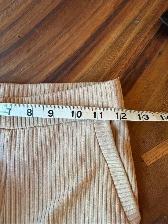 NWT Oh Polly “perfectly suited” 2 piece set rib underwire crop and pants size 2 8