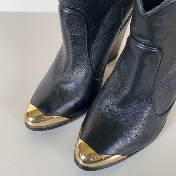 Dolce Vita Kitt Boot Gold Detail Western Sz 8 7