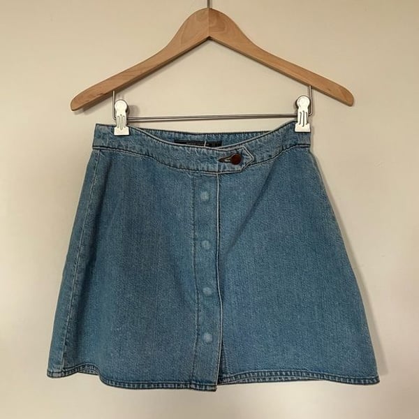 Zara denim skirt size small NWT