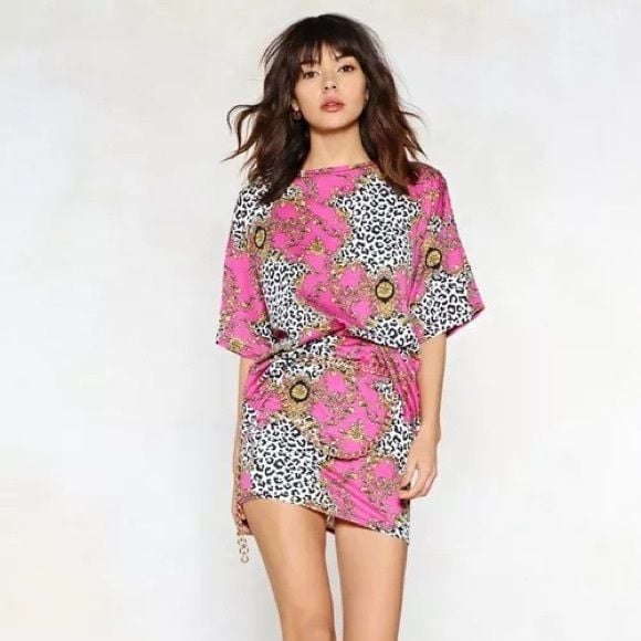 Nasty Gal I Get The Sweetest Feline Printed Set 1
