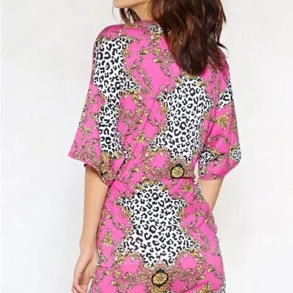 Nasty Gal I Get The Sweetest Feline Printed Set 2
