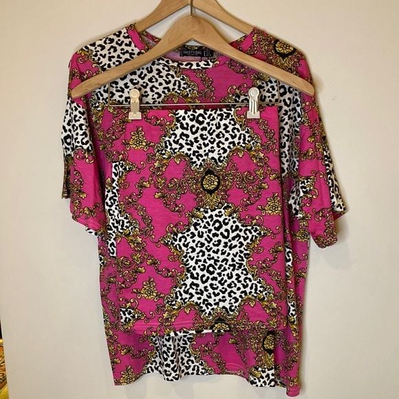 Nasty Gal I Get The Sweetest Feline Printed Set 4