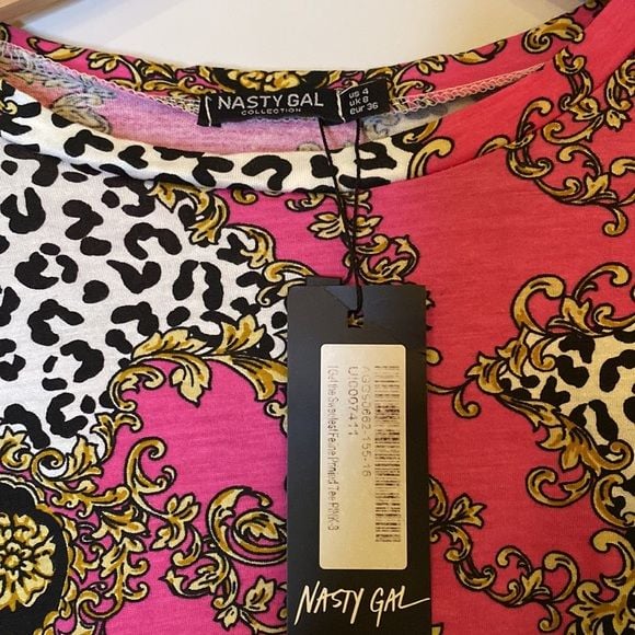 Nasty Gal I Get The Sweetest Feline Printed Set 7