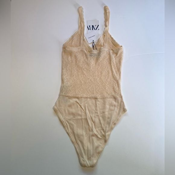 Zara Lace-Like Bodysuit 5