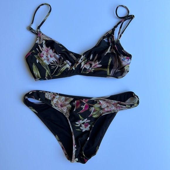 Zimmermann floral bikini set size 1 or small 2
