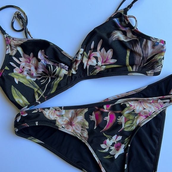 Zimmermann floral bikini set size 1 or small 4