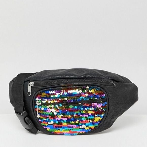 Reclaimed Vintage Sequin Fanny Pack 3