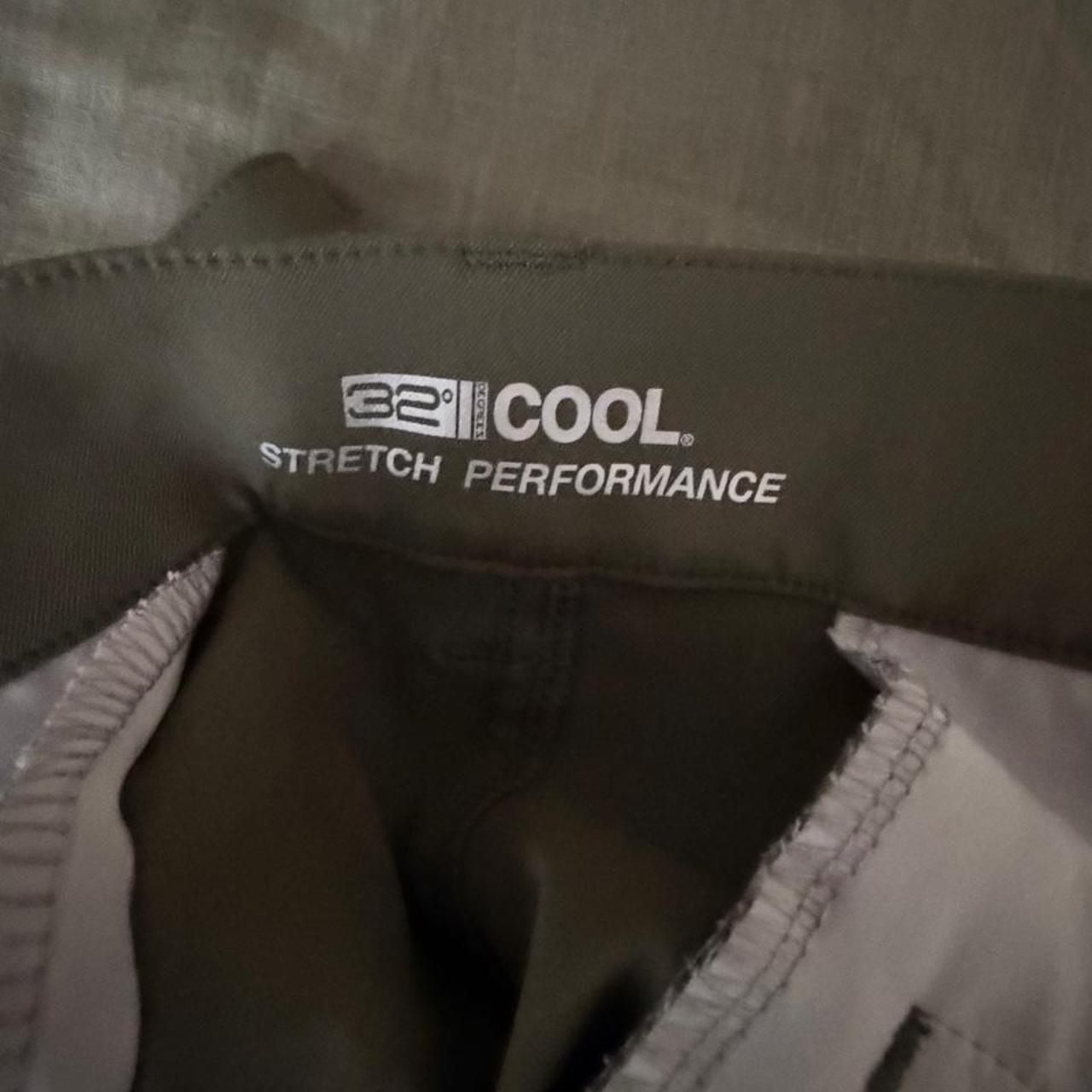 32 Degrees Cool Stretch Performance Golf Pants W36 L30 Olive Green 4