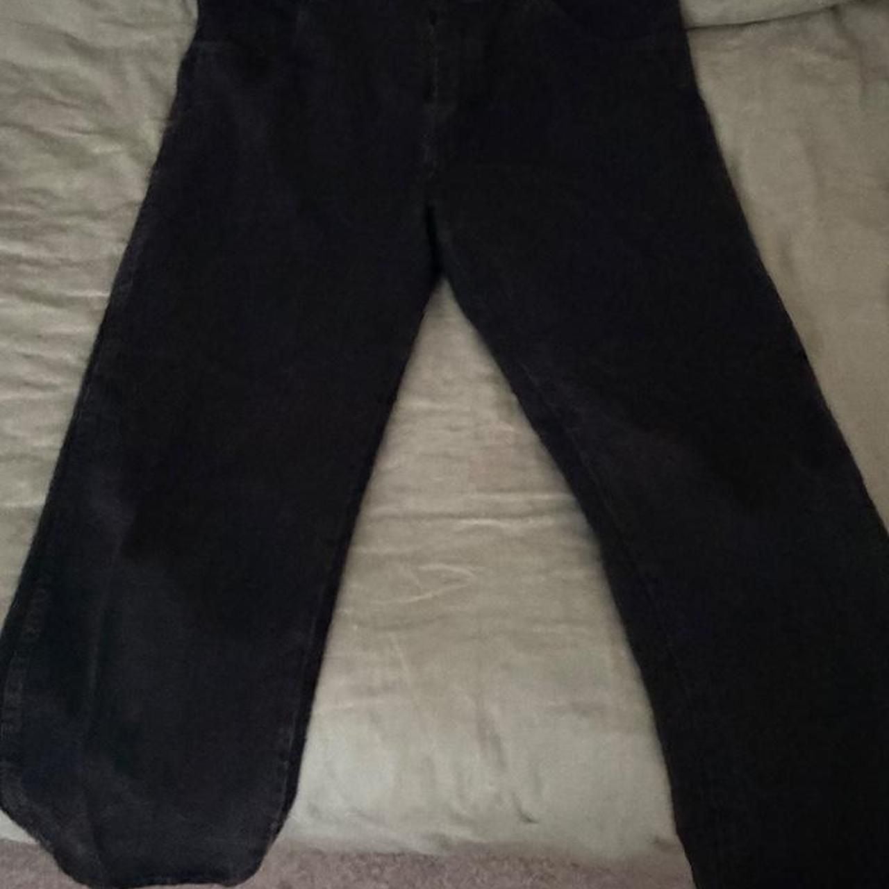 Rustler Black Straight Leg Denim Jeans 3