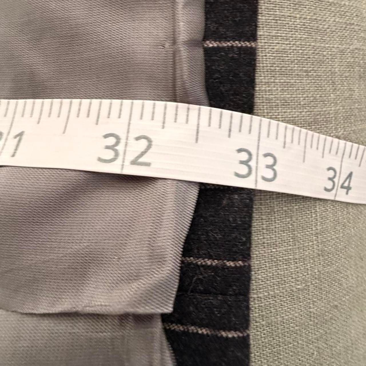Hart Schaffner Marx Studio Collection Pinstripe Wool Suit 40L 8