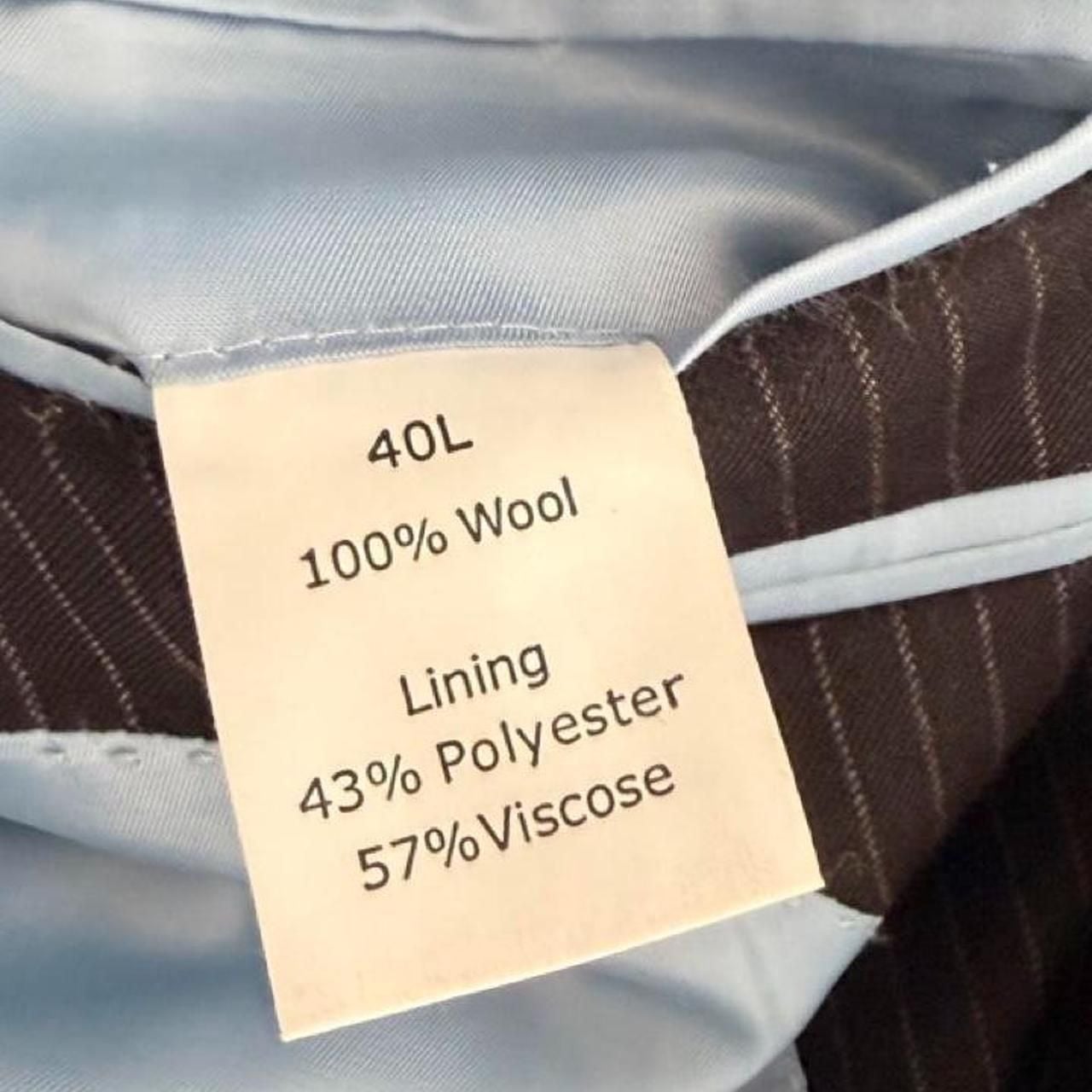 Charles Tyrwhitt Pinstripe Tailored Fit Suit 40L 4