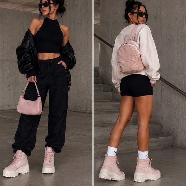 Air Jordan 1 Brooklyn Pink Oxford Platform Boots Women’s 9