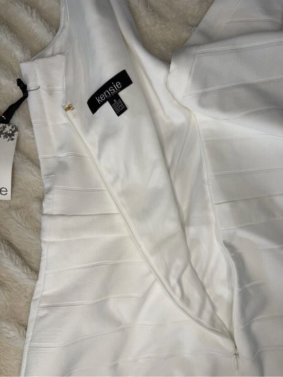 Kensie White Bandage Bodycon Dress Size 8 NWT 6