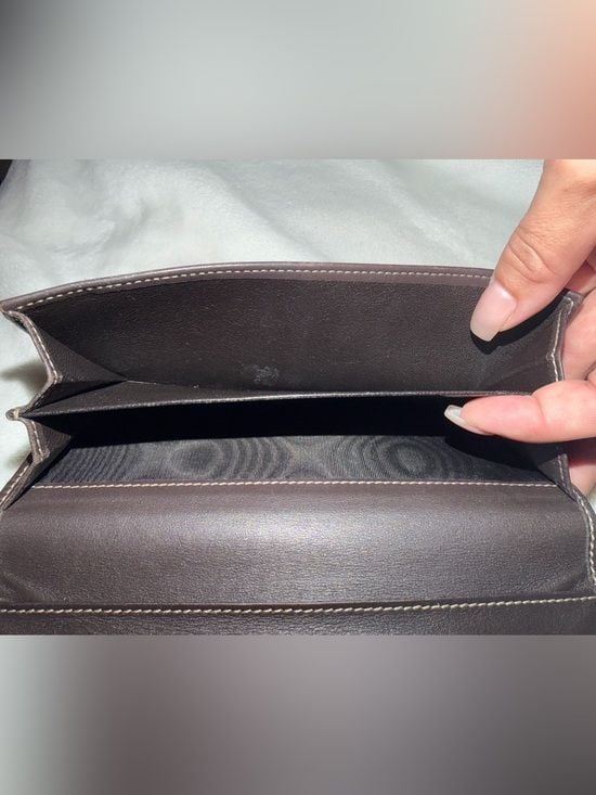Vintage Gucci GC canvas web bow continental wallet 8