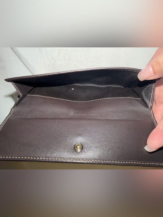 Vintage Gucci GC canvas web bow continental wallet 11