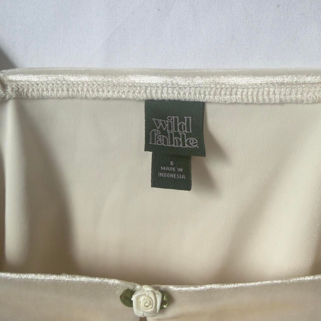 Wild Fable Cream Velvet Tank Top Size S 5