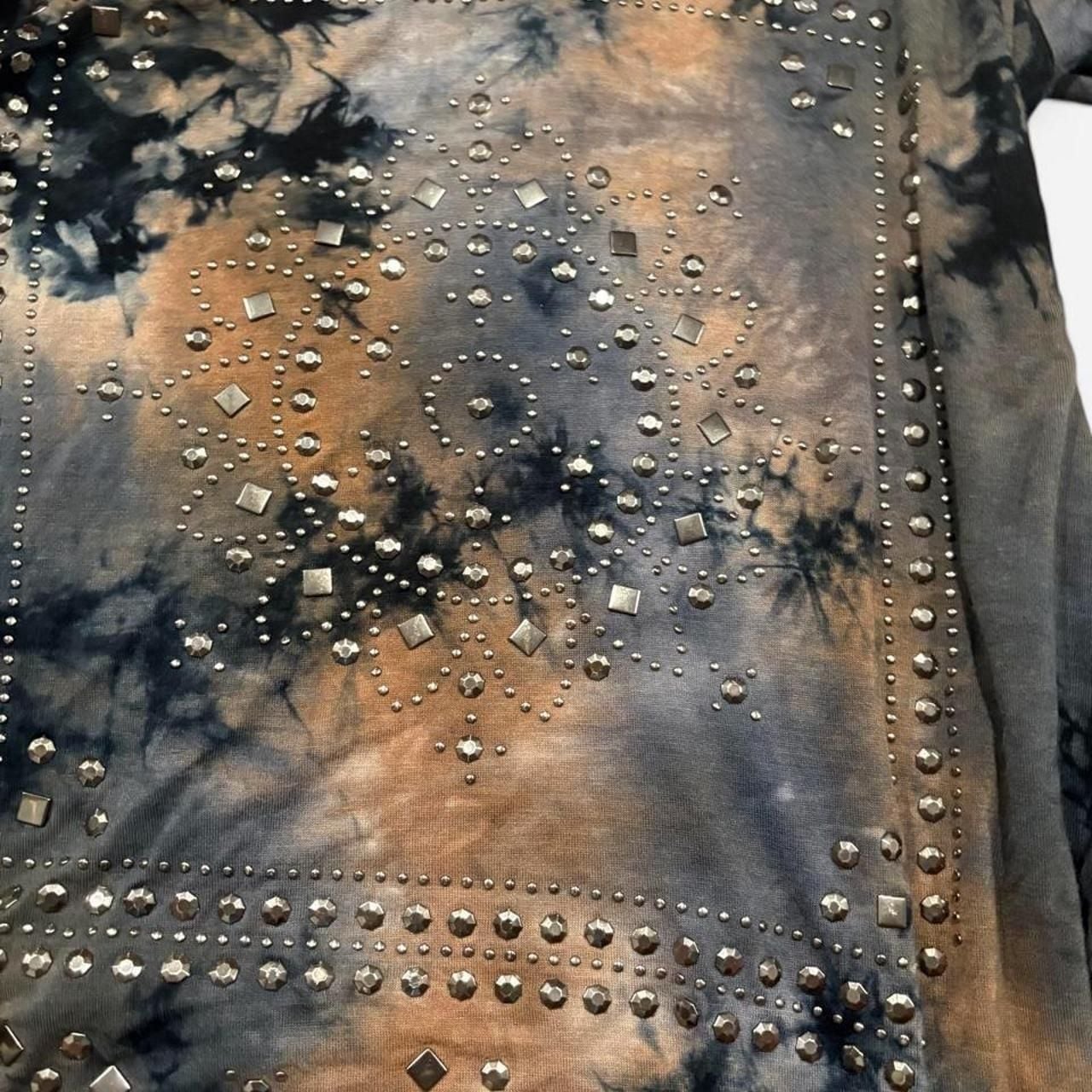 Vocal USA Tie-Dye Studded Long Sleeve Top 5